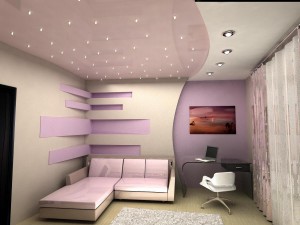 Потолок с подсветкой: тип подсветки, осветительные приборы, каркас, монтаж