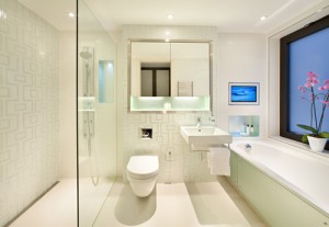 Потолок в ванную: классификация по дизайну
