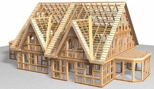 Этапы постройки каркасного дома 