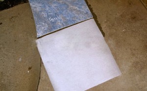 Укладка плитки на криволинейных участках пола