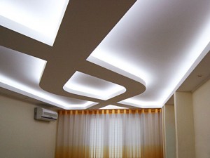 Способ монтажа потолочной ниши с подсветкой